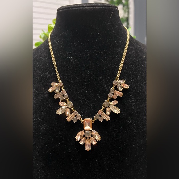 JCREW & BR STUNNING RHINESTONE BEADED NECKLACE SET -STUNNING - Picture 6 of 14